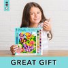 Bright Stripes Paint by Numbers Kit for Kids: Easy to Follow Paint by Numbers Canvas with Frame Kids Paint Kit (Paint by Numbers Butterflies + Blooms)