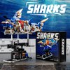 RiceBlock Shark Building Blocks Sets, Sea Animal Building Toys for Ages 8-13, Adult Challenge STEM Toys for Kids, Adults Crossing Ocean, 685 Pieces