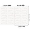 TgoBeauty 7 Pairs Brow Shapes Double Sided Design Eyebrow Spine 6 Nano stroke practice skin Silicone Practice Pad for Permanent Makeup Training (White Skin-1pc)