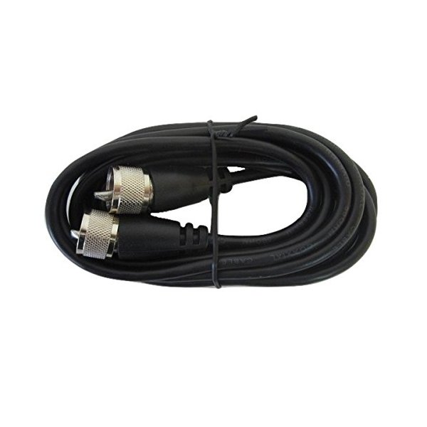 PROCOMM 9` Foot CB/HAM Radio Antenna RG58 A/U Coax with PL-259 Molded Ends