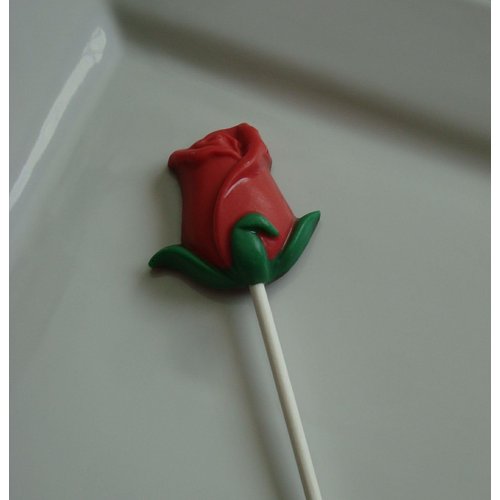 Candy Molds N More Rose Lollipop Chocolate Candy Mold 3328