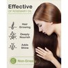 Hair Wax Stick with Rosemary Oil for Hair Growth, Dry & Damaged Hair Care, Flyaway Control - Prevents Hair Loss & Breakage