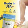 Circulation Foot Soak (2 Lbs) Epsom Salt with Natural Ginger, Cypress, Eucalyptus, and Lavender Essential Oils Plus Vitamin C in BPA Free Pouch with Easy Press-Lock Seal