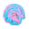 Cyan with Pink Butter Slime, 7oz. Scented Butter Slime Kit Birthday Party Favors, DIY Surprise Slime for Kids Boys Girls, Hugging Bear Charm, Great 6-12 Year Old Toys, Non Stick Super Soft Sludge Toy
