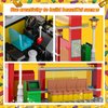 School Bus Building Blocks Set, City School Day Bus Construction Playset with School Bus & Station, Education Learning Roleplay STEM Brick Toys Ideal Gift for Kids, Boys Girls Aged 6+ (488 Pieces)
