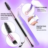 DIY Lash Extension Kit 780 Pcs D Curl Individual Lash Clusters Eyelashes Extension Set with Mirror Lash Storage Box Lash Bond&Seal Glue Remover Tweezers Lash Brush Applicator