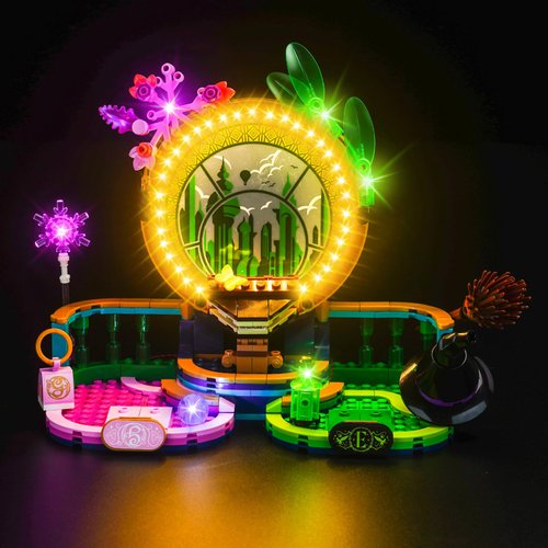 BrickBling LED Lighting Kit Compatible with Lego Wicked Elphaba & Glinda Figures, Creative Light Compatible with Lego 75682-No Building Kit