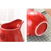 FUYU Ceramic Colorful Creamer with Handle, Coffee Milk Creamer Pitcher