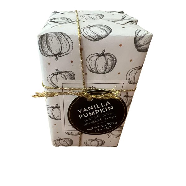 Castelbel Vanilla Pumpkin Soap Bar Set 2 x 7 Oz