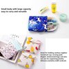 4 Pcs Cute Cotton Sanitary Napkins Bag, Menstrual Cup Pouch, Nursing Pad Holder, 5.1 x 5.1 inch Washable Organizer, Multifunction Purse for Girls Women (B)