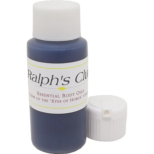 TCEShop Ralph's Club - Type For Men Scented Body Oil Fragrance [Flip Cap - Dark Blue - 1 oz.] - ID#33152