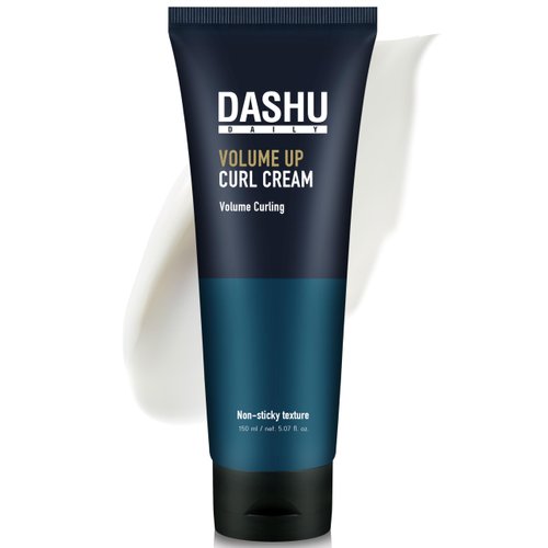 DASHU Daily Volume Up Curl Cream 5.07fl oz – Hair Styling Cream, Curl Defining Cream, Volumizing, Add Texture, Anti Frizz Styling Cream