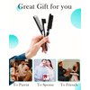 Slick Back Hair Brush, Edge Brush, Rat Tail Comb 3Pcs Hair Accessories Comb Set, Slick Back Hair Products for Smooth, Styling, Tamer Frizz, Baby Hair Brush for Edge Control, Rat Tail Comb for Parting