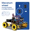 ACEBOTT Smart Robot Car Kit, 4WD Remote Control Car Compatible with Arduino IDE, Electronic Programming Project/STEM Education/Science Coding Kit for 12+ Teens Beginner Adults Unique Gifts