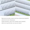 V-Shaped Bottom Eyelashes Black Soft False Eyelashes Individual Lashes Extension J Curl 5-7mm Mixed Long False Eyelash 0.07mm Thickness (6mm, V shape-J-0.07)