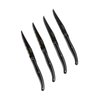 Jean Dubost New Age 4 Piece Steak Knife Set Black