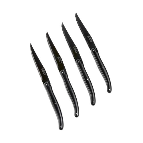 Jean Dubost New Age 4 Piece Steak Knife Set Black