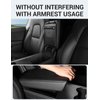 BASENOR 2024 Upgraded Tesla Model 3 Model Y Center Console Organizer Armrest Hidden Storage Box Accessories for 2016-2023 Model 3 2020-2024 Model Y