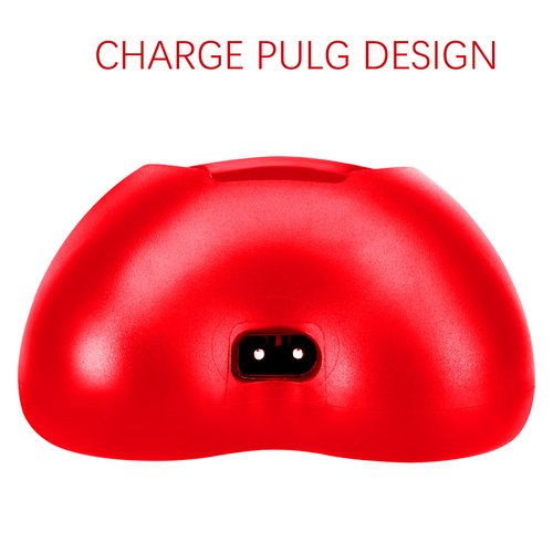 Kaynway Hair Clippers Charging Stand for BabylissPRO Barberology FX Metal Collection Cordless Clippers &Outlining Trimmer Professional 2 in 1 Clippers Trimmers Charging Dock Base Station (Red)