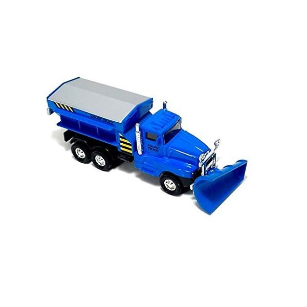 Playmaker Toys 5" Diecast Snow Plow Trucks (Blue)