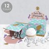 Big Dot of Happiness Let’s Be Mermaids - Treat Box Party Favors - Baby Shower or Birthday Party Goodie Gable Boxes - Set of 12