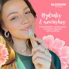 Blossom Moisturizing Tinted Lip Gloss Tubes, Strawberry Scented, Infused with Real Flowers, 0.4 fl. oz/10ml, Let Love Shine Rainbow