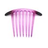 SIDE COMB 3 PCS FRENCH TWIST HAIR COMB MIX COLER (Marble) TWO TONE MIX 7 TOOTH IT DELUXE.