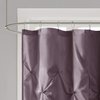 Madison Park Laurel Purple Shower Curtain, Pieced Transitional Shower Curtains for Bathroom, 72" x 72", Violet