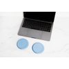 Jelbows Ergonomic Fabric Wrist Rest Set for Arms & Elbows, Comfort for Office & Gaming, Wrist and Typing Pain Relief, Support for Easy Typing, Durable, Lightweight & Comfortable (Small Blue, 2 Pack)