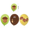 Squirrel Birthday Party Supplies Woodland Animals Party Decorations Include HAPPY BIRTHDAY Banner Balloons Cake Topper Cupcake Toppers Cartoon Zoo Animals Birthday Party Decorations