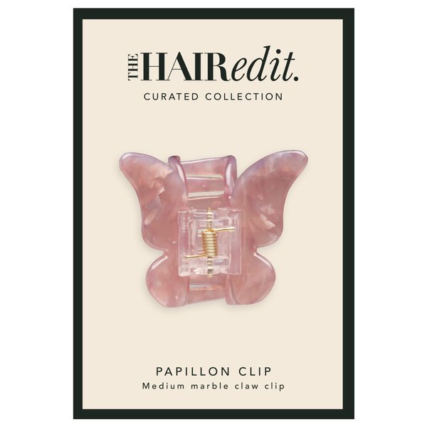 The Hair Edit Blush Marble Papillon Claw Clip