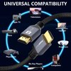PowerBear 10K 8K HDMI 2.1 Cable 15 ft | 48Gbps High Speed 4K@120Hz Braided Cord 144Hz 8K@60Hz, eARC, Dynamic HDR 10,for Laptop, Monitor, PS5, PS4, Xbox One, Fire TV, Apple TV