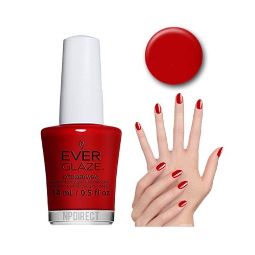 China Glaze EverGlaze Extended Wear Nail Lacquer, Tomato-Tomatoe