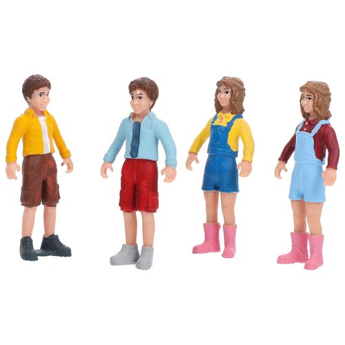 Kisangel 1 Set Character Model Standing People Figures People Scale Models Architectural People Figures People Figurines Scale People Hand Painted Figures Miniatures Pretend PVC Girl Child
