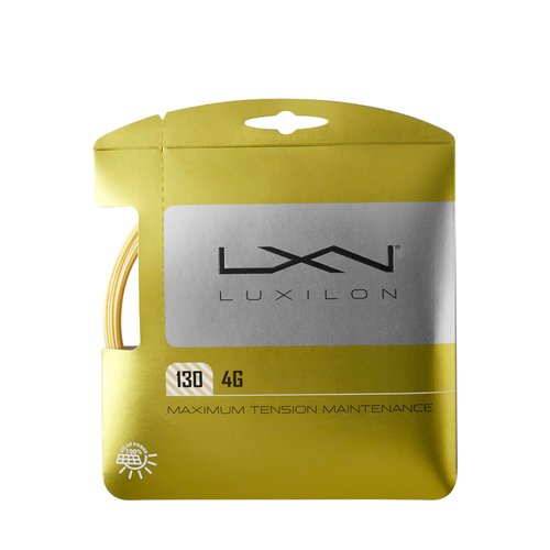 Luxilon 4G 130 Tennis String - Set, Gold