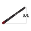 Italia-Deluxe Makeup Eyeliner 1053 Rich Red Eye Lip Liner Pencil 0.08 oz + ZipBag