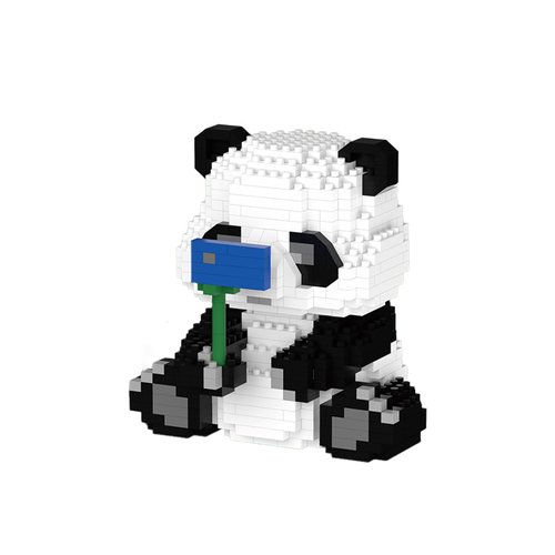 shenhailan Panda Mini Building Blocks, Micro Building Blocks for Adults and Kids 700 Pieces (Sitting Panda)