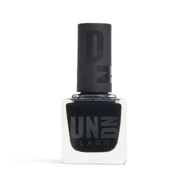UN/DN Vegan Nail Polish - Depressionist - Black Nail Polish - Fingernail Polish for Women and Men - Long Lasting, Cruelty Free - 0.5 oz