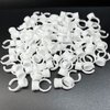 Tattoo Rings Cups - 100Pcs Pigment Glue Holder Disposable Ink Ring,Microblading Pigment Glue Rings Tattoo Ink Holder for Semi Permanent Makeup ，Palette Nail Art Eyelash Extension Rings (Medium）