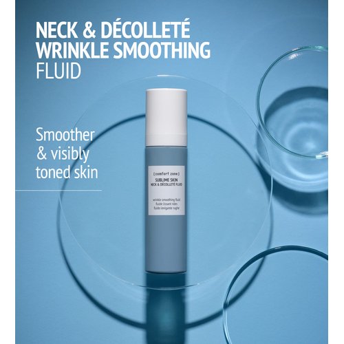[ comfort zone ] Sublime Skin Neck & Decollete Fluid, Neck & Chest Firming Cream, Lightweight & Fast Absorbing, Ideal For Mature And Dry Skin, 2.02 Fl. Oz.