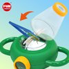 Science Kid Bug Catcher Kit, FunKidz Outdoor Activities Gift Butterfly Bug Habitat with Magnified Viewer Bug Catching Kit for Boys 3-12 Includes Net Catcher, Tweezers, Record Lists