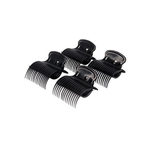 ccHuDE 12 Pcs Plastic Hair Curler Claw Clips Hot Roller Clips Hair Rollers Holding Clips Replacement Hair Section Styling for Women Girls