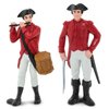 Safari Ltd. Revolutionary War British Army Designer TOOB - Set of 6 Detailed Miniature Figures Including General Cornwallis - Educational Toy Figurines for Boys, Girls & Kids Ages 3+