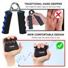 StressGrip - The Stress Ball for Adults (Medium) A Stress & Anxiety Relief Device - Comfortable Hand Exerciser - Stress Reliever & Hand Gripper - Black