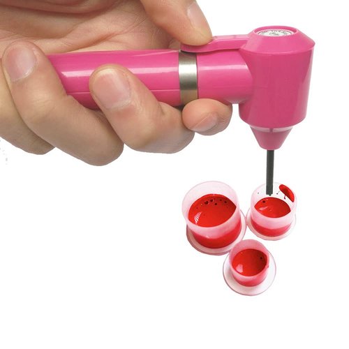 Tattoo Ink Mixer Machine Pigment Makeup Electric Eyebrow Nail Color Supply Tool Agitator Machine 100 Mixing Sticks Set-Rose