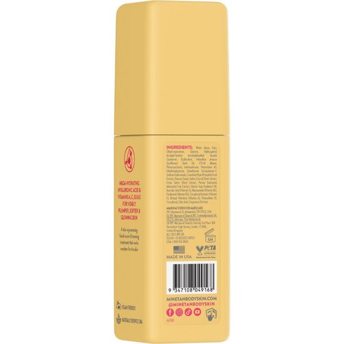 Minetan Wonder Tan | Clear Bronzing Face Serum - Gradual Daily Sunless Tan, Infused with Hyaluronic Acid & Vitamin C, Hydrating, Dark Bronze Finish 1.7 Fl Oz