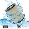 VF4000 Replacement Filter for Ridgid 72947 Wet Dry Vac 5 to 20-Gallon 6-9 Gal Husky Craftsman 17816 Vacuum Compatible WD5500 WD0671 WD1270 RV2400A RV2600B Washable & Reusable Standard Wet/dry Vac Filt