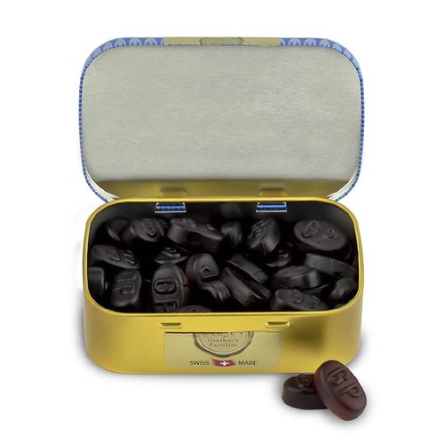 GRETHER'S Pastilles Original Blackcurrant Natural Remedy Dry Mouth Relief - Soothing Throat & Healthy Voice - Long-Lasting Flavor, Gift for Singers - Gluten-Free - 4-Pack, 3.75 oz Per Box