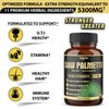 11in1 Saw Palmetto Capsules - Equivalent 5300mg with Ashwagandha, Turmeric, Tribulus, Maca, Green Tea, Ginger, Holy Basil & More - Healthy Prostate & Hair Support - 180 Count 6-Month Supply