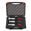 BOUSH Windshield Urethane Scraper Tool Kit Universal Car Glass Removal Tool Kit Windshield Removal Tool Kit with 3pcs Blades with Soft Rubber